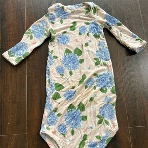 Angel Dear gown - hydrangeas